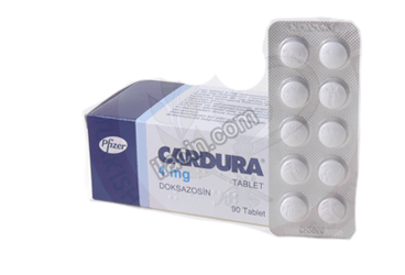 CARDURA 4 MG 90 TABLET görseli