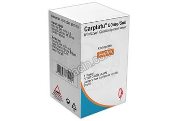 CARPLATU 50 MG/5 ML I.V. INFUZYON COZELTISI ICEREN FLAKON görseli