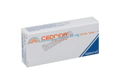 CEDRINA 25 MG 30 FILM TABLET görseli