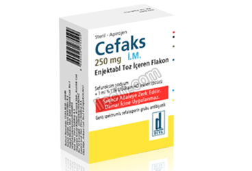 CEFAKS 250 MG IM ENJ. TOZ ICEREN FLAKON görseli