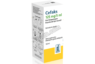 CEFAKS 5 ML 125 MG 100 ML SUSPANSIYON görseli