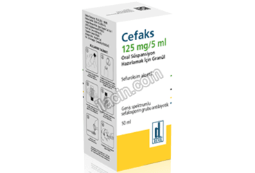 CEFAKS 5 ML 125 MG 50 ML SUSPANSIYON görseli