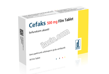 CEFAKS 500 MG 10 FILM TABLET görseli