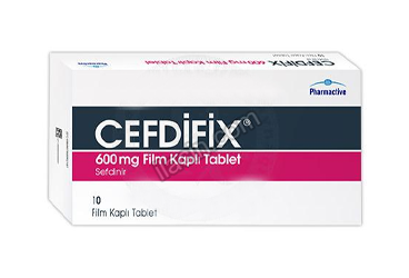 CEFDIFIX 600 MG 10 FILM KAPLI TABLET (10 FILM KAPLI TABLET) görseli
