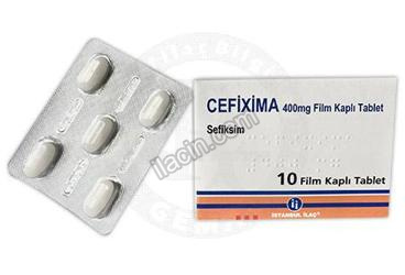 CEFIXIMA 400 MG FILM KAPLI TABLET (10 TABLET) görseli