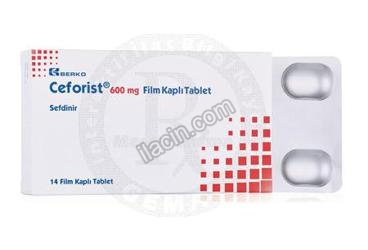 CEFORIST 600 MG FILM KAPLI TABLET (14 TABLET) görseli