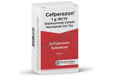 CEFPERAZON 1 GR IM/IV ENJEKSIYON ICIN TOZ ICEREN 1 FLAKON görseli