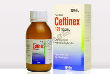 CEFTINEX 125 MG/5 ML 100 ML ORAL SUSPANSIYON görseli