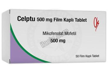 CELPTU 500 MG FILM KAPLI TABLET (50 TABLET) görseli