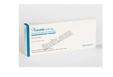 CETROTIDE 0,25 MG 1 FLAKON görseli