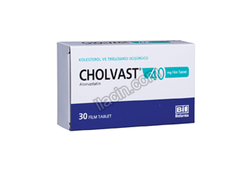 CHOLVAST 40 MG 30 FILM KAPLI TABLET görseli