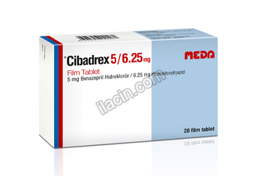 CIBADREX 10/12,5 MG FILM TABLET (28 TABLET) görseli