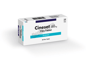 CINESET 60 MG 28 FILM TABLET görseli