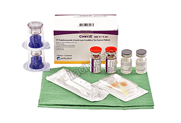 CINRYZE 500 IU/5 ML IV ENJ. ICIN LIYOFILIZE TOZ VE COZUCU (2 FLAKON) görseli