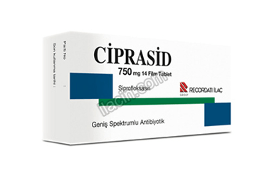 CIPRASID 750 MG 14 FILM TABLET görseli