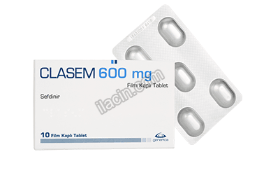 CLASEM 600 MG FILM KAPLI TABLET (10 TABLET) görseli
