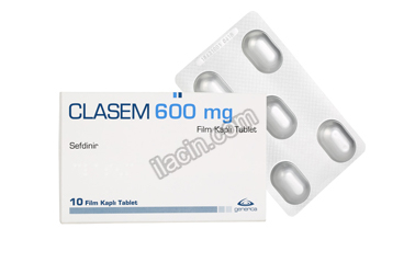 CLASEM 600 MG FILM KAPLI TABLET (7 TABLET) görseli
