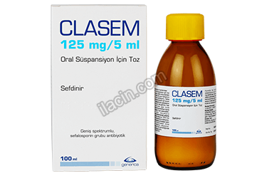 CLASEM125 MG/5ML 100 ML ORAL SUSPANSIYON ICIN TOZ görseli