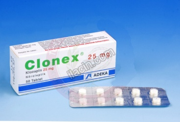CLONEX 25 MG 50 TABLET görseli