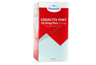 CODACTIV FORT 22,5 MG/ 5 ML SURUP 100 ML görseli