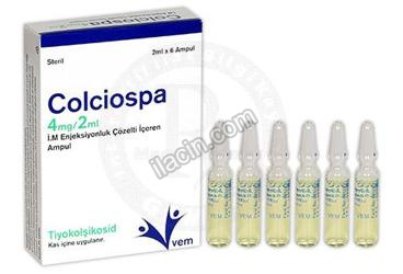 COLCIOSPA 4MG/2ML IM ENJ. ICIN COZELTI ICEREN 6 AMPUL görseli