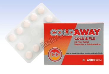 COLDAWAY COLD FLU 24 FILM TABLET görseli