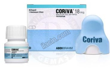 CORIVA 18 MCG INHALASYON TOZU, SERT KAPSÜL (30 KAPSUL) görseli