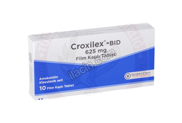 CROXILEX-BID 500 MG/125 MG FILM KAPLI TABLET (14 ADET) görseli