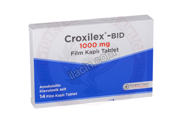 CROXILEX-BID 875 MG / 125 MG FILM KAPLI TABLET (10 ADET) görseli