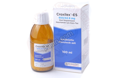 CROXILEX ES 600 MG/42,9 MG ORAL SUSPANSIYON HAZIRLAMAK ICIN KURU TOZ (100 ML) görseli
