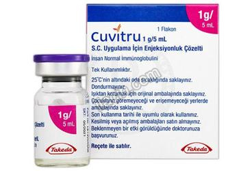 CUVITRU 1 G/5 ML S.C. UYGULAMA ICIN ENJEKSIYONLUK COZELTI görseli