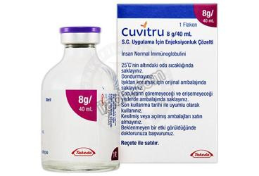 CUVITRU 8 G/40 ML S.C. UYGULAMA ICIN ENJEKSIYONLUK COZELTI görseli