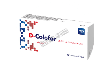 D-COLEFOR 20.000 IU 14 YUMUSAK KAPSUL görseli
