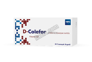 D-COLEFOR 5.000 I.U. YUMUSAK KAPSUL görseli