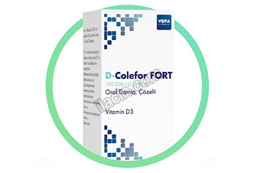 D-COLEFOR FORT 150.000 IU / 10 ML ORAL DAMLA COZELTI (1 ADET) görseli