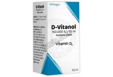 D-VITANOL 150000 IU / 10ML ORAL DAMLA COZELTI (1 ADET) görseli