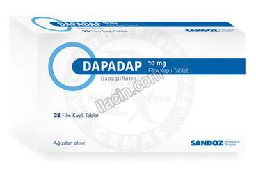 DAPADAP 10 MG FILM KAPLI TABLET (28 TABLET) görseli