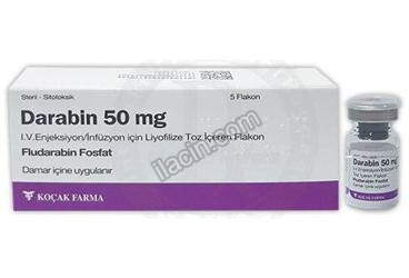 DARABIN 50 MG/ML IV ENJ./INF. ICIN LIYOFILIZE TOZ ICEREN 5 FLAKON görseli