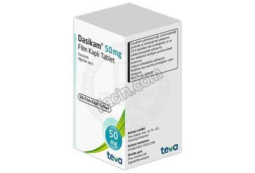 DASIKAM 50 MG FILM KAPLI TABLET (60 TABLET) görseli