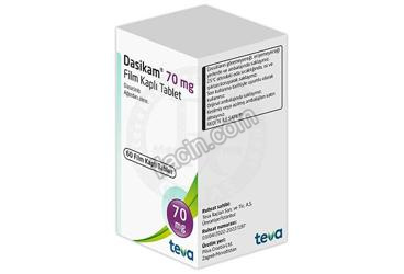 DASIKAM 70 MG FILM KAPLI TABLET (60 TABLET) görseli