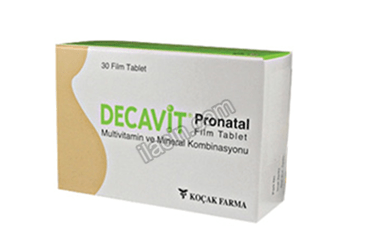 DECAVIT PRONATAL 30 FILM TABLET görseli