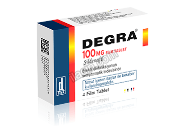 DEGRA 100 MG 4 FILM TABLET görseli