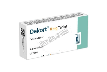DEKORT 8 MG 20 TABLET görseli