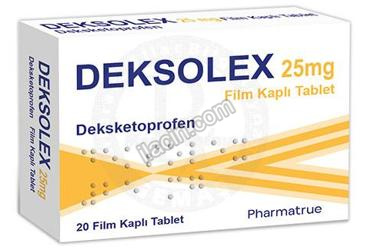 DEKSOLEX 25 MG FILM KAPLI TABLET (20 TABLET) görseli