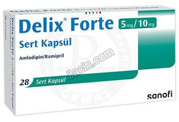 DELIX FORTE 5 MG/10 MG SERT KAPSUL (28 KAPSUL) görseli