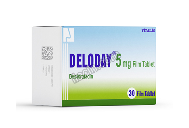 DELODAY 5 MG 20 FILM TABLET görseli