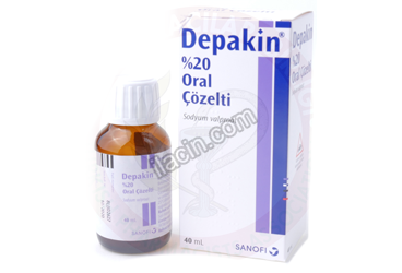 DEPAKIN 200 MG 40 ML ORAL SOLUSYON görseli
