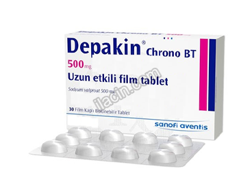 DEPAKIN CHRONO BT 500 MG UZUN ETKILI 30 FILM TABLET görseli