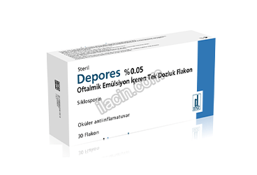 DEPORES %0,05 OFTALMIK EMULSIYON ICEREN TEK DOZLUK 30 FLAKON görseli