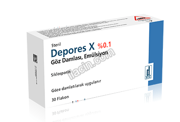 DEPORES X %0,1 GOZ DAMLASI, EMULSIYON (30 FLAKON) görseli